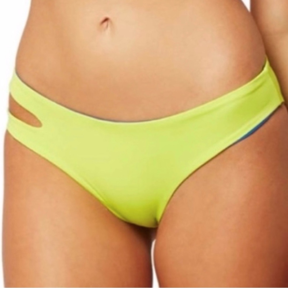 L*SPACE REVOLVE NWOT BREAKER REVERSIBLE BOTTOM SIDE CUT-OUTS BLUE/GREEN